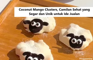 Coconut Mango Clusters, Camilan Sehat yang Segar dan Unik untuk Ide Jualan