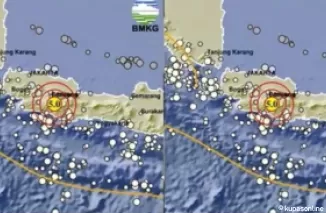 Gempa Berkekuatan 5.0 Magnitudo Guncang Kabupaten Bandung Pagi Ini