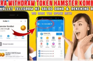 Hari Ini Pencairan Token Game Penghasil Uang Hamster Kombat! Berikut Caranya Withdraw ke Saldo DANA