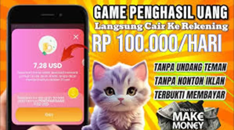 Game Penghasil Uang Terbaru, Pelihara Kucing dan Raup Rp100.000 Setiap Hari!