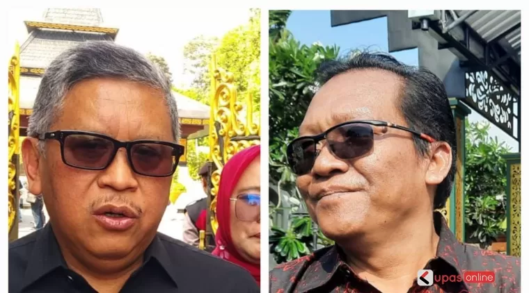 Sekretaris Jenderal DPP PDI-P, Hasto Kristiyanto dan Sekretaris DPC PDIP Kab Blitar Supriadi (Kuat)