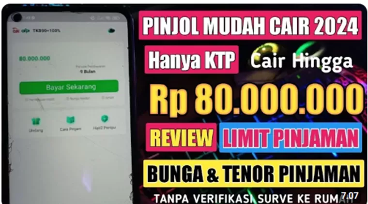 Pinjol Mudah Cair 2024! Hanya Butuh KTP Bisa Cair Hingga Rp80 Juta, Berikut Informasi Cara Aksesnya!