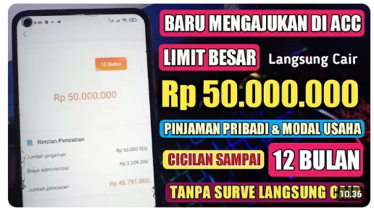 Pinjol Mudah Cair 2024 Tanpa BI Cheking Limit Besar Tenor Panjang 5 Menit Langsung Cair