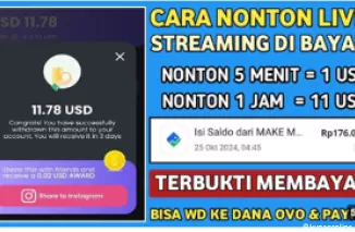 Cuan Berlipat! Dapatkan Ratusan Ribu Hanya dengan Menonton Video Live Streaming