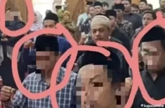 Foto anggota ppk yang diduga langgar netralitas