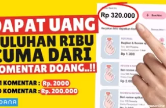 Hanya Komentar Doang di Media Sosial Dibayar Saldo DANA Hingga Ratusan Ribu Perhari! Coba Aplikasi Penghasil Uang Commics!