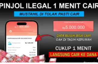 Pinjol Ilegal 1 Menit Langsung Cair! Tidak Ada DC Dan Langsung Cair ke DANA!