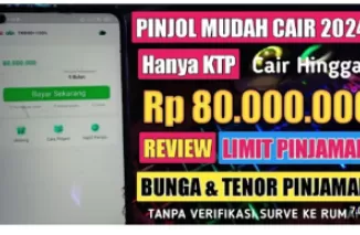 Pinjol Mudah Cair 2024! Hanya Butuh KTP Bisa Cair Hingga Rp80 Juta, Berikut Informasi Cara Aksesnya!