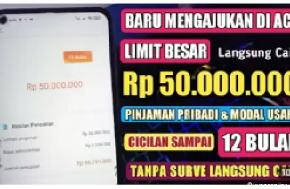 Pinjol Mudah Cair 2024 Tanpa BI Cheking Limit Besar Tenor Panjang 5 Menit Langsung Cair