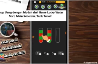 Raup Uang dengan Mudah dari Game Lucky Water Sort, Main Sebentar, Tarik Tunai!