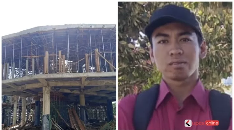 Ketua KRPK Moch Erdin Subechan dan Foto Bangunan gedung perpus Kab Blitar