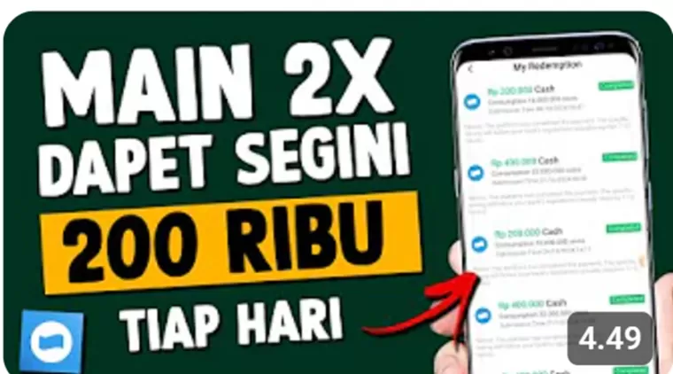 Login 2 Kali Bisa Dapatkan Uang Rp200 Ribu Setiap Hari di Aplikasi Penghasil Uang Readward