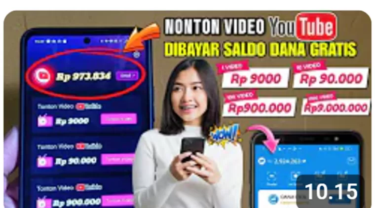 Nonton YouTube Dibayar ke Saldo DANA! Begini Cara Mudahnya Hasilkan Jutaan Rupiah di 2024