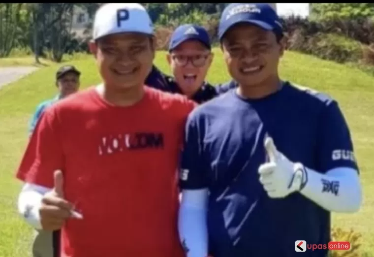 Pengusaha muda Blitar Tomi Ghandi Sasongko bersama Cawabup terpilih Beky Herdiansyah (Kaji Beky/Si Jambul biru)