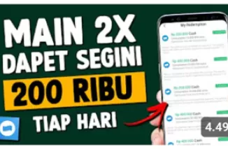 Login 2 Kali Bisa Dapatkan Uang Rp200 Ribu Setiap Hari di Aplikasi Penghasil Uang Readward