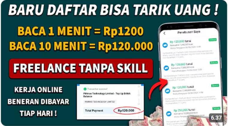 Aplikasi Readward Penghasil Uang! Dapatkan Penghasilan Tambahan Hanya dengan Membaca