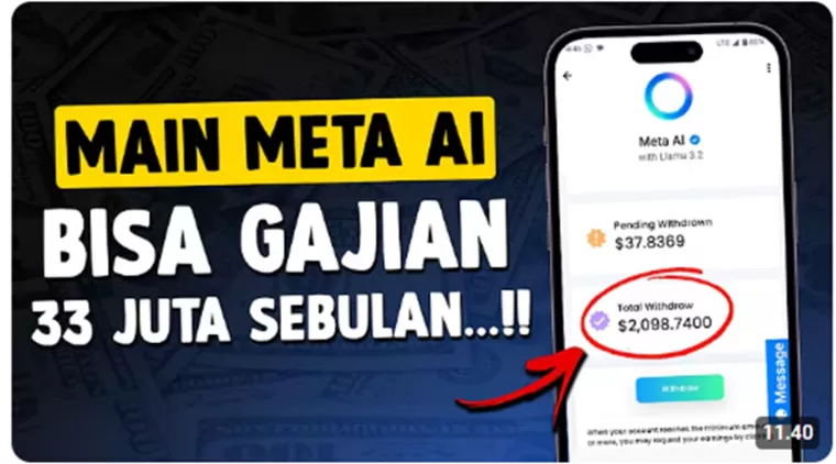 Bisa Dapat Rp33 Juta? Begini Cara Menghasilkan Uang dengan Meta AI WhatsApp