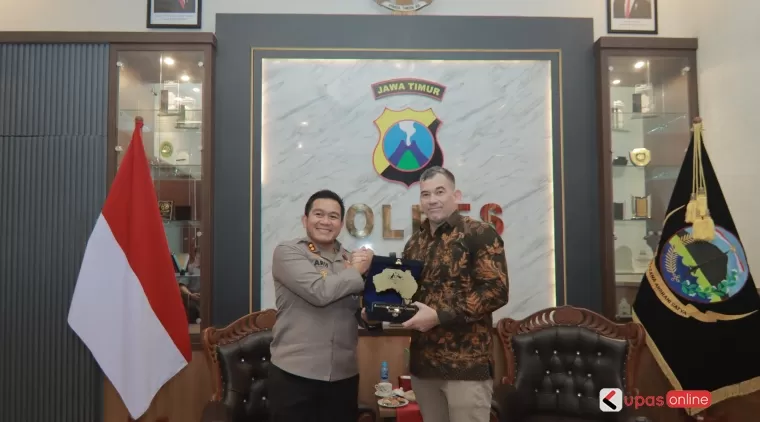 Kapolres Blitar sambut Konsulat Jenderal Australia