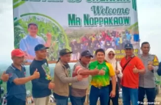 Crew Nusa Patria Link bersama Pokmas dan Pemdes Gadungan