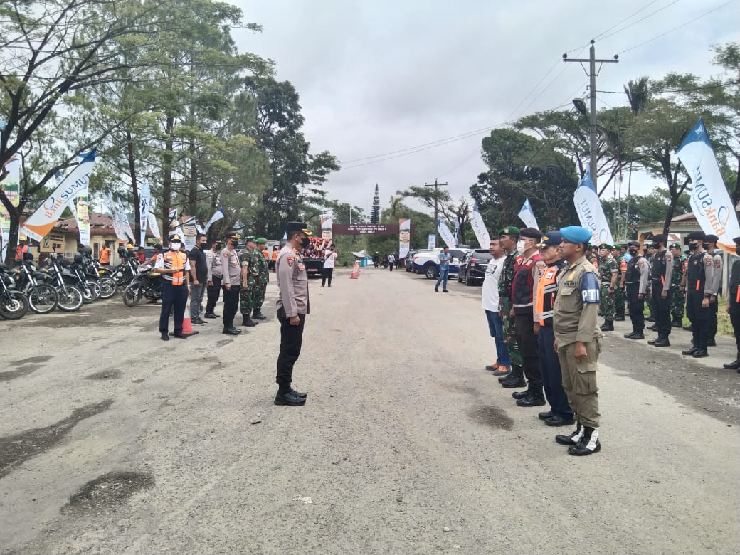 Polrestabes Medan Gelar Apel Gabungan dan Pengecekan Kemah Jambore Sibolangit