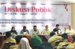 Diskusi Publik DPRD Kabupaten Dharmasraya bersama Kemenkumham Sumatera Barat, Bahas Dua Ranperda Inisiatif