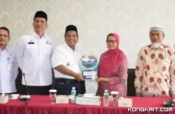 Pemerintah Kabupaten Padang Pariaman Menerima Laporan Evaluasi Perencanaan dan Penganggaran Tahun 2023