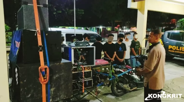 Polsek Campurdarat Polres Tulungagung Kembali Amankan Sekelompok Pemuda Yang Sedang Ronda Sahur, Ini Alasannya