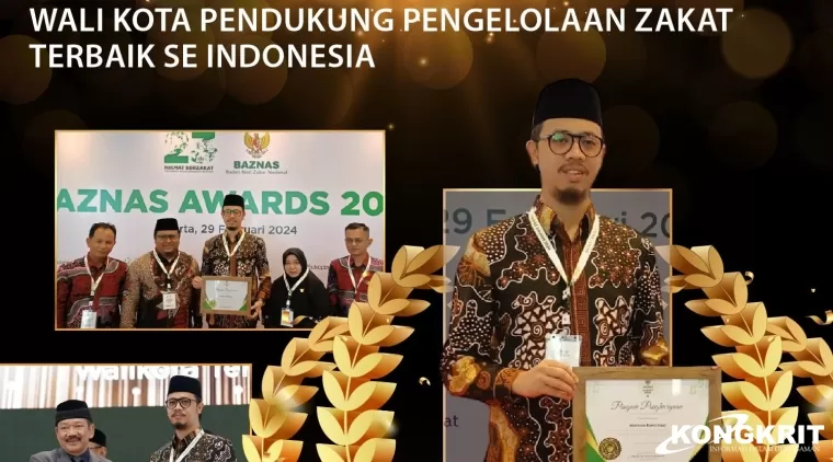 Wali Kota Bukittinggi Raih Penghargaan BAZNAS 2024, Dedikasi Terhadap Pengelolaan Zakat Terbaik