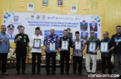 Bupati Pasbar Hadiri Pelatihan Workshop Penyuluhan Hukum Siber dan Pelatihan Jurnalistik Digital