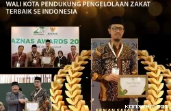 Wali Kota Bukittinggi Raih Penghargaan BAZNAS 2024, Dedikasi Terhadap Pengelolaan Zakat Terbaik