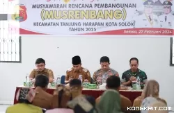 Wawako Solok Membuka Musrenbang Tingkat Kecamatan Tanjung Harapan Tahun 2024