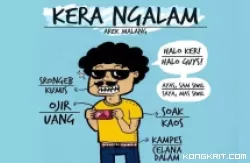 Yuk Cek Ngab, Sejarah Bahasa Walikan Khas Malang. (Foto : Dok. Istimewa)