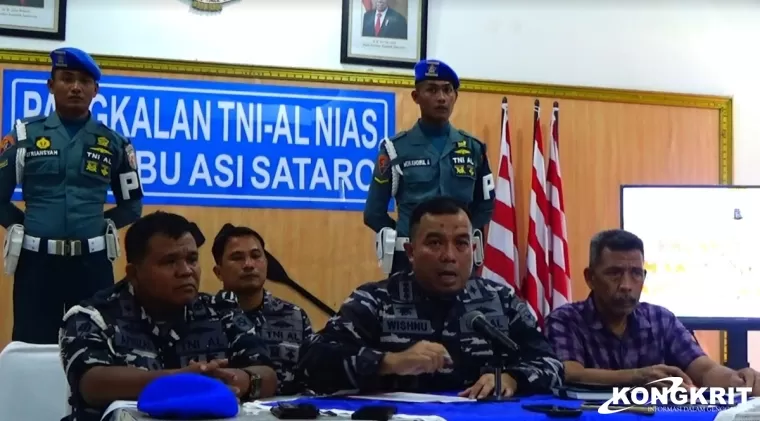 Komandan Lanal Nias Kolonel Laut Wishnu Ardiansyah. (Foto: Okezone.com)