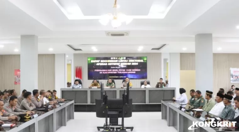 Polres Tulungagung Gelar Rakor Lintas Sektoral Ops Ketupat Semeru 2024
