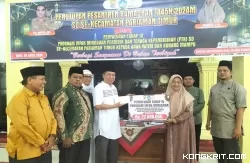 PTK SD se-Kecamatan Pariaman Timur Salurkan Infaq Mingguan untuk Anak Yatim
