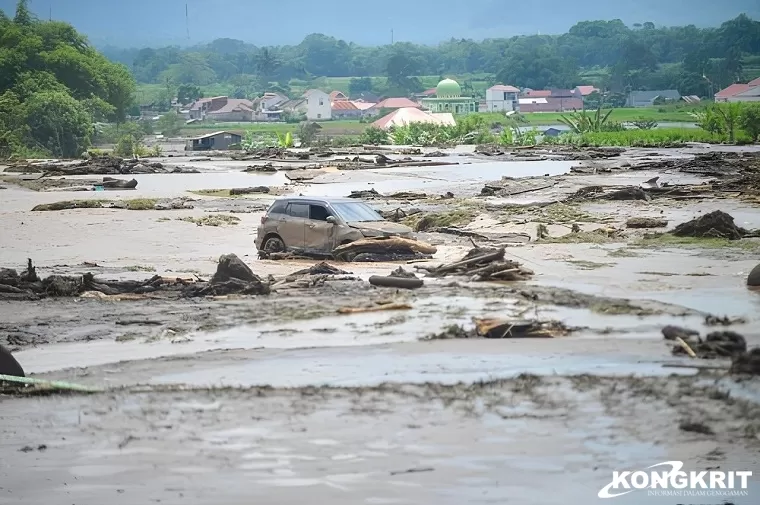 Banjir Lahar Dingin Gunung Marapi Tewaskan 27 Orang, Nagari Bukik Batabuah Terdampak Paling Parah. (Foto : Dok. Istimewa)