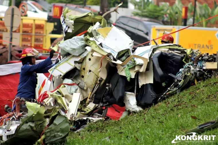 Kecelakaan Pesawat Latih Tecnam P2006T di Serpong, Fakta dan Kronologi. (Foto : Dok. Istimewa)