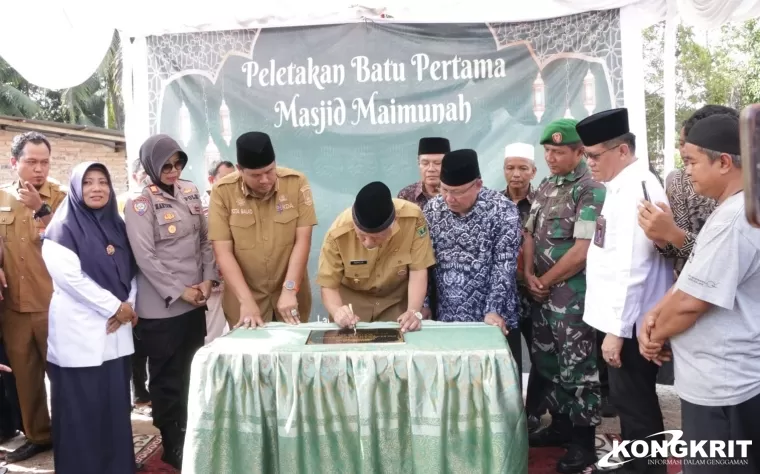 Pembangunan Masjid Maimunah Dimulai di Atas Tanah Wakaf di Kota Pariaman