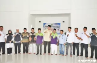 229 Calon Jamaah Haji Asal Kabupaten Padang Pariaman Resmi Dilepas Sekda Menuju Tanah Suci