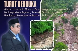 Banjir Kembali Melanda Sumbar, Bupati Suhatri Bur Ajak Semua Pihak Bekerjasama Atasi Dampak Bencana