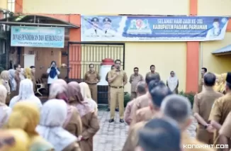 Rudy Repenaldi Rilis Pimpin Apel di Disdikbud Padang Pariaman, Tingkatkan Pengawasan Peserta Didik