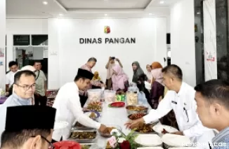 Wako dan Wawako Hadiri Acara Halal Bihalal Dinas Perkim dan Dinas Pangan Kota Solok