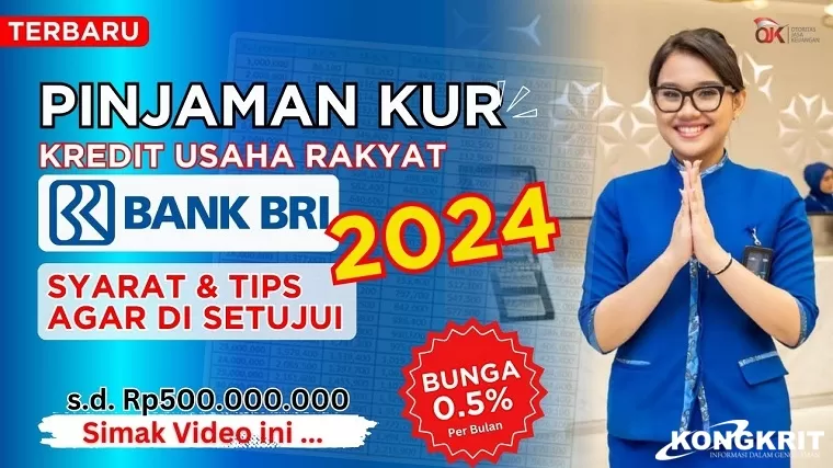 Coba Trik Ini, Pinjaman KUR Rp 500 Juta di Bank BRI Auto Jebol! Terbaru 2024. (Foto : Dok. YouTube Tutorial Gampang Banget)