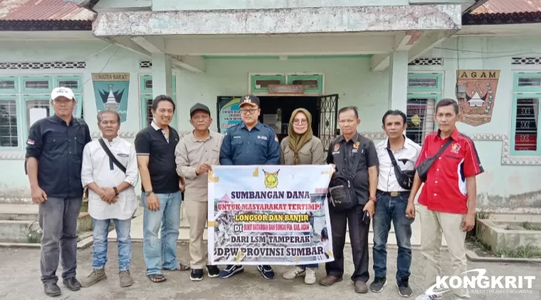 DPW LSM Tamperak Sumbar Salurkan Bantuan kepada Korban Banjir Galodo di Sungai Pua dan Bukik Batabuah Agam