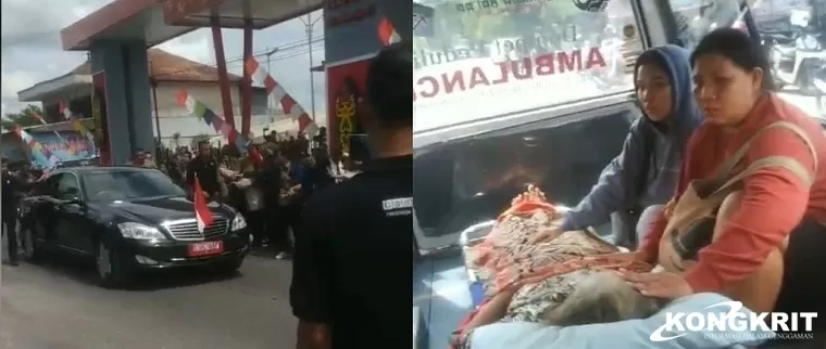 Mau Heran Tapi Konoha, Sopir Ambulans Malah Minta Maaf Usai Terjebak Rombongan Presiden! (Foto : Dok. Istimewa)
