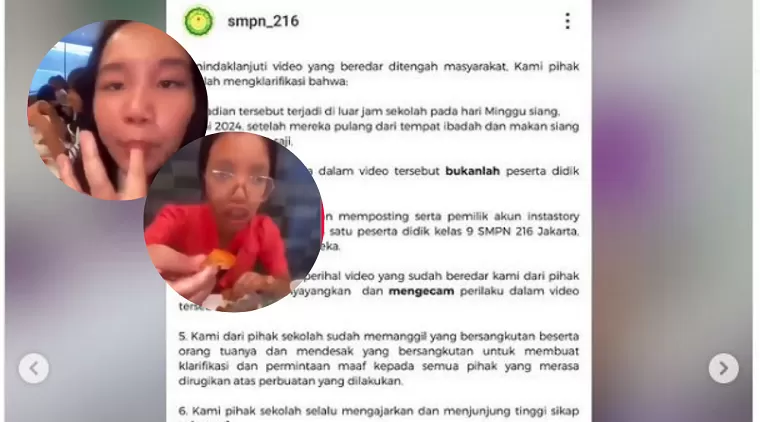 SMPN 216, Panggil Orangtua Anak yang Mengaku Makan Darah Anak Palestina, Netizen : Yang Baju Merah Jangan Sampai Lepas