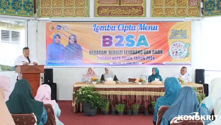 Tim Penggerak PKK Kelurahan KTK Raih Juara I pada Lomba Cipta Menu B2SA Kota Solok