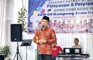 Wawako Solok Ingatkan Orang Tua tentang Dampak IT pada Acara Perpisahan Siswa SDN 03 Kampung Jawa