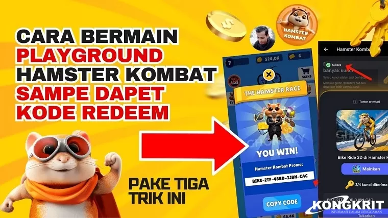 Berikut Cara Mudah Bermain di Menu Playground Hamster Combat, Auto Banjir Kode Redeem Tiap Hari! (Foto: Dok.Istimewa)