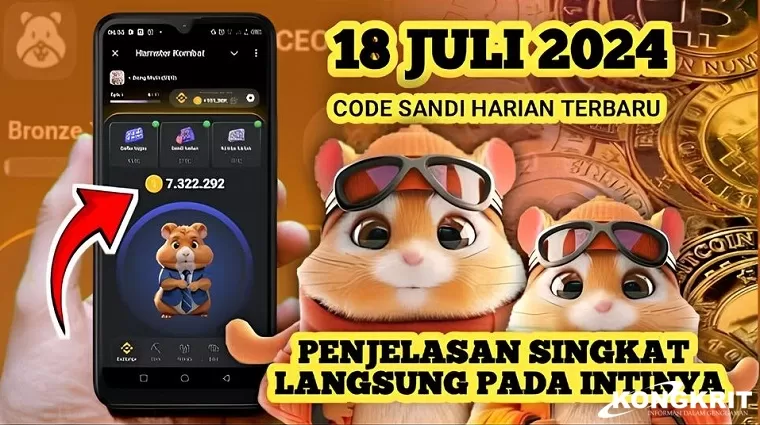 Hamster Combat Daily Cipher 18 Juli, Ada Bonus 3 Kartu Kombo Juga!! (Foto : Dok. Istimewa)